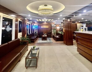 Sitteområde i lobbyen