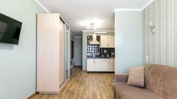 Studio | Bügeleisen/Bügelbrett, kostenloses WLAN, Bettwäsche