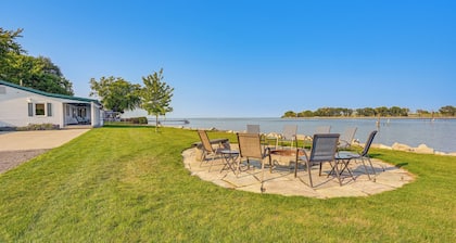 Waterfront Bay City Home w/ Dock & Boat Launch!
