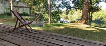 Peaceful location facing the river and close to everything in Caraguá.