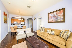 Condo | Living room | Flat-screen TV