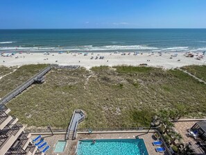Outdoor pool - Ocean Drive. 3 bedroom 3 bath OF condo. 8th floor. Outdoor pool, kiddie pool. (North Myrtle Beach)