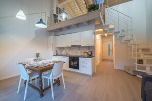 Apartment, 2 Bedrooms, Garden Area (Marocche) | Living area | TV