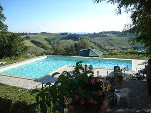 Piscina a l'aire lliure de temporada 