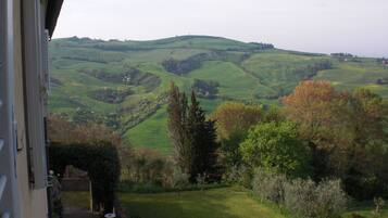 Vistas al campo desde el alojamiento