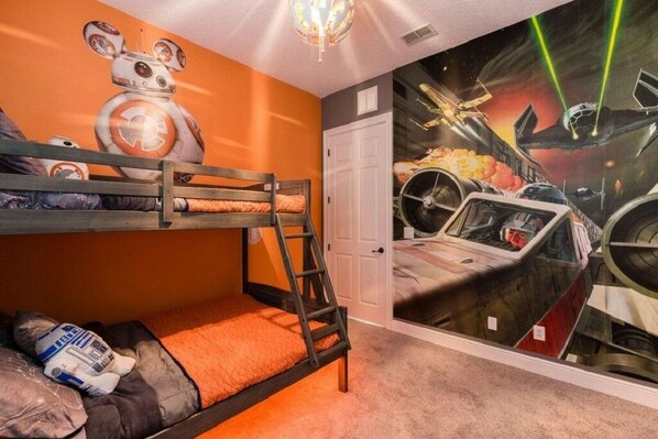 6 bedrooms, iron/ironing board, travel crib, free WiFi