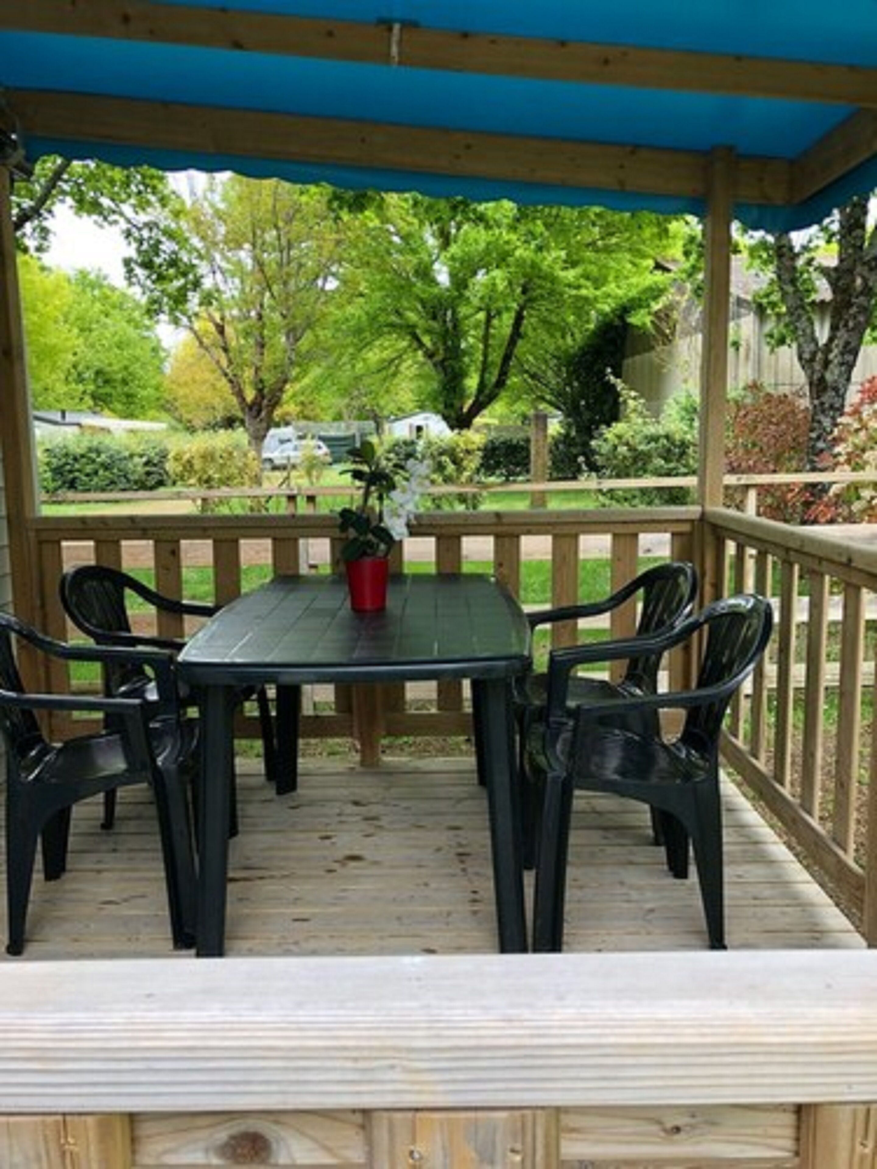 Mobile Classic-Unterkunft | Terrasse/Patio