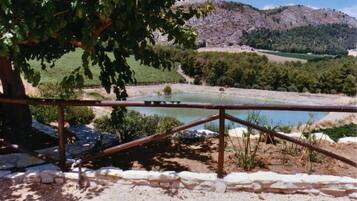 Blick von der Unterkunft