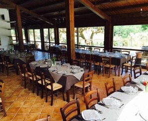 Lunch, dinner served; local cuisine, garden views