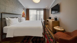 Studio, balkon | Seprai premium, busa memori, minibar, dan brankas