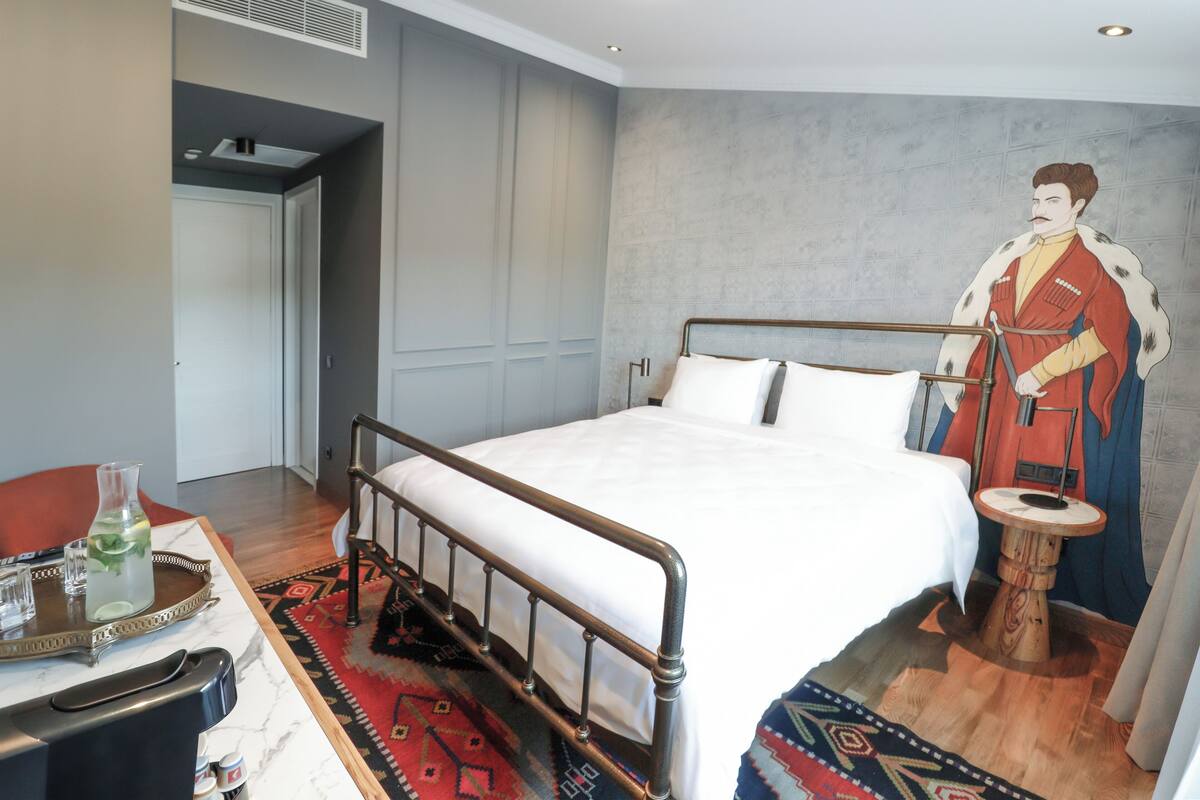 Premium bedding, memory foam beds, minibar, in-room safe