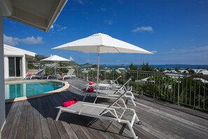 Pool - Ocean View – Elevated Luxury Retreat Overlooking Baie Orientale (Orient Bay)