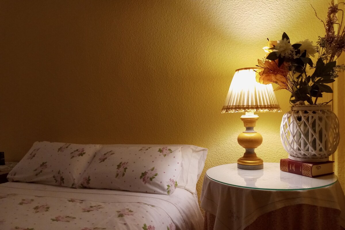 Minibar, decoración personalizada, muebles diferentes y wifi gratis 