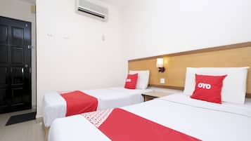 Free WiFi, bed sheets