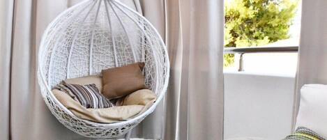 Deluxe Apartment, 1 Bedroom, City View, Ground Floor (Harmony) | Balcony