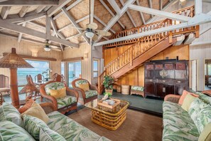 House, 4 Bedrooms | Living room - Niulani Lanikai - Kauai Beach House 4 Bedroom Home by RedAwning (Kapaa)