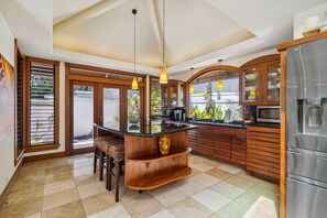 House, 3 Bedrooms | Private kitchen | Fridge, coffee/tea maker - Kapiolani - As Seen On Hgtv 3 Bedroom Home by RedAwning (Princeville)