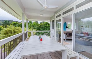 House, 2 Bedrooms | Balcony - Hanalei Beachfront 2 Bedroom Home by RedAwning (Hanalei)