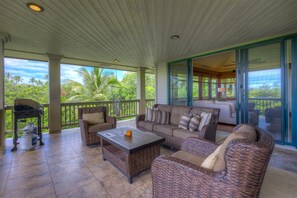 House, Multiple Bedrooms | Living room - Mauna Pua - A 7 bedroom Kauai Vacation Rental Home by RedAwning (Princeville)