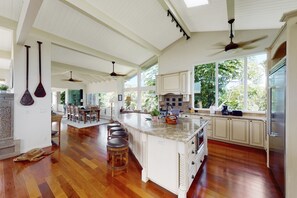 House, 4 Bedrooms | Private kitchen | Fridge, oven, coffee/tea maker, toaster - Punahele 3 Bedroom Home by RedAwning (Princeville)