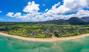 Enjoy breathtaking views of the surrounding landscape from this coastal resort's beachside location.