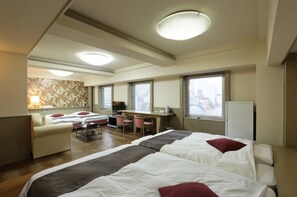 1 多间卧室、办公桌、免费 WiFi、床单