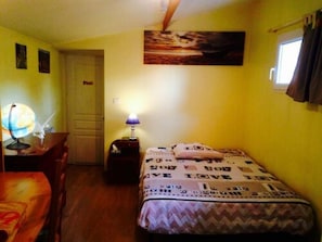 Individually decorated, individually furnished, desk, blackout curtains