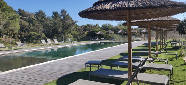 Außenpool (je nach Saison geöffnet), Liegestühle