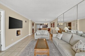 TV, DVD player, stereo, offices