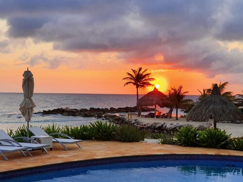Beach apartment ocean view - The Strand - Willemstad groundfloor private beach