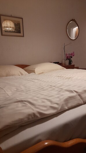Double Room (Hudson Taylor) | Desk, iron/ironing board, free WiFi, bed sheets - Haus Barnabas im Engel - Gasthaus Engel (Utzenfeld)