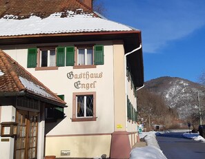 Overnatningsstedets facade