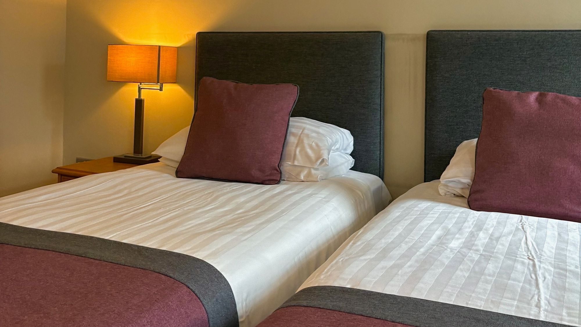 Habitació amb dos llits individuals | Escriptori, cortines opaques i habitacions insonoritzades 