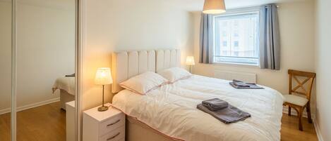 1 bedroom, free cots/infant beds, free WiFi, bed sheets