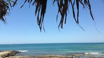 靠近海滩、白沙