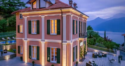 Live the high life in Lake Como in a period villa with lake view & private pool