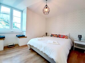 Leilighet, 1 soverom | 1 soverom, sengetøy av topp kvalitet, minibar og lydisolert