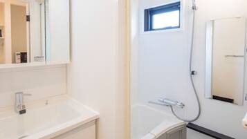 Hair dryer, towels