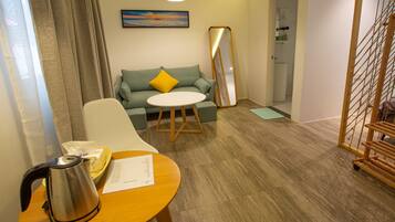 In-room safe, desk, blackout curtains, soundproofing