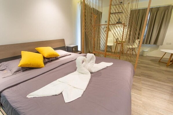 In-room safe, desk, blackout curtains, soundproofing