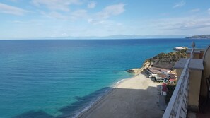 Panoramic Apartment, 1 Bedroom, Terrace, Sea View | Beach/ocean view - Sabbia (Tropea)