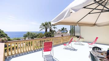 Panoramic Villa, 2 Bedrooms, Sea View (Villa Selene) | Terrace/patio