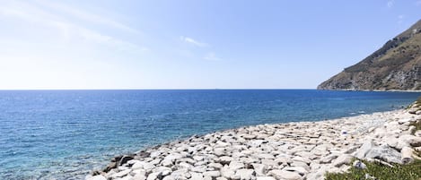 Panorama villa, 2 slaapkamers, uitzicht op zee (Villa Selene) | Uitzicht op strand/zee