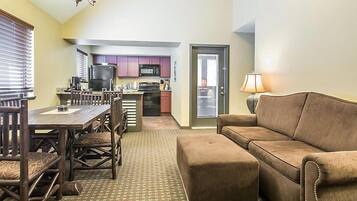 TV, fireplace, video games, DVD player