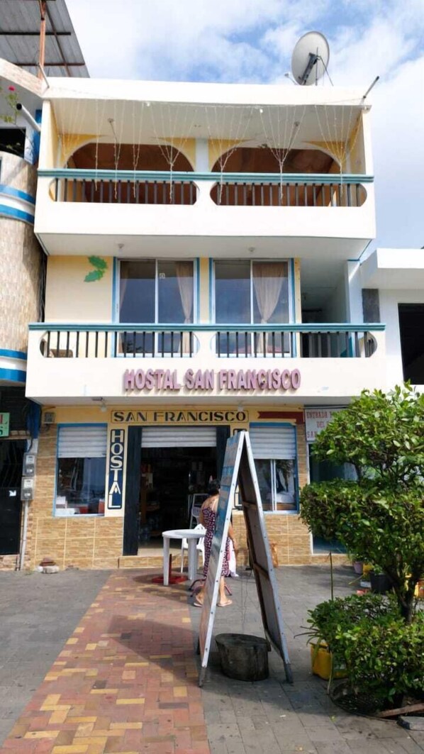 Façade de l’hébergement