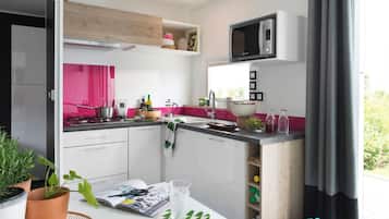 Refrigerador, microondas, parrilla de estufa y lavavajillas