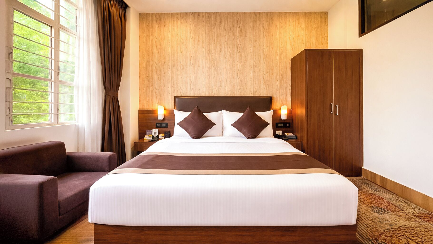 Deluxe-dobbeltværelse | Premium-sengetøj, skrivebord, lydisolering, gratis Wi-Fi