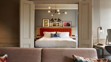 Premium bedding, down duvets, minibar, in-room safe