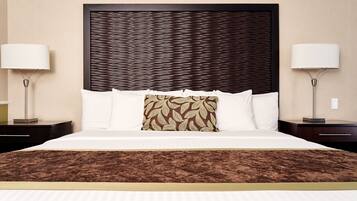 Blackout curtains, iron/ironing board, free WiFi, bed sheets