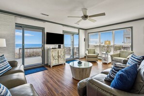 TV, DVD player, books